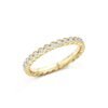 Bezel Set Round Brilliant Diamond Eternity Ring in 14k Yellow Gold